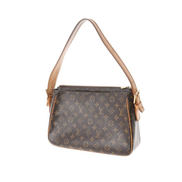 LOUIS VUITTON Louis Vuitton Monogram Vibasite GM Brown M51163 Women's Canvas ... - Picture 2 of 12